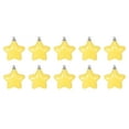 thumbnail image 1 of Uxcell Star Bead Pendants with Charm Loop for Craft, 10Pcs Yellow, 1 of 6