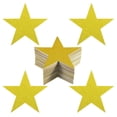 thumbnail image 1 of Uxcell Star Cutouts, 150 Pack Star Cutout Paper Stars for Classroom Decoration DIY Craft, Golden, 1 of 6
