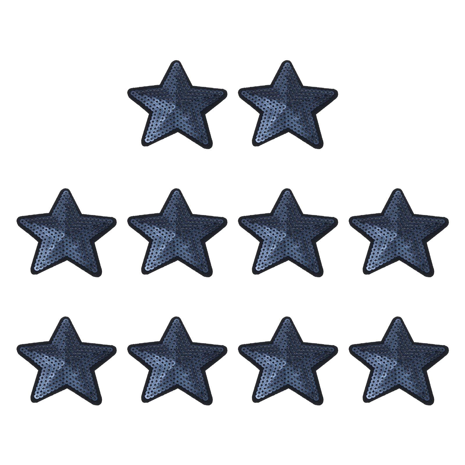 Uxcell Star Patches for Clothes, Sequin Star Iron Embroidered on ...