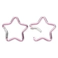 thumbnail image 1 of Uxcell Star Shape Snap Hook, Aluminum Alloy Star-Shaped Keychain Clip Spring Key Holder for Camping Fishing Traveling Pink, 1 of 6