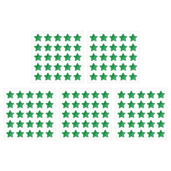 Uxcell Star Stickers, Self Adhesive Acrylic Star Rhinestones Jewel Sticker Sheet for Crafting Nail Decor Dark Green
