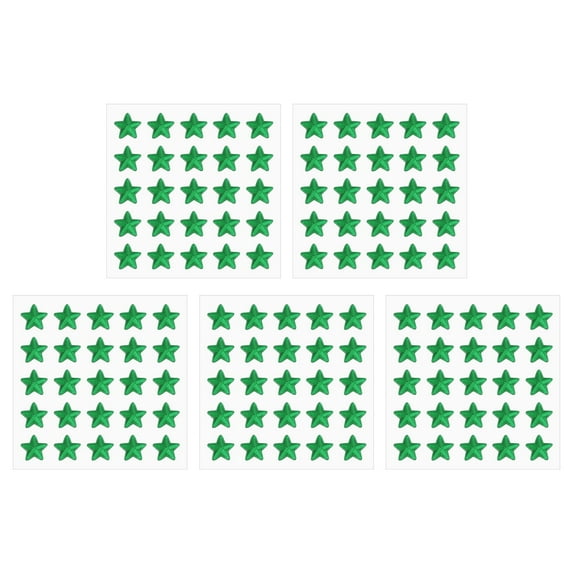 Uxcell Star Stickers, Self Adhesive Acrylic Star Rhinestones Jewel Sticker Sheet for Crafting Nail Decor Dark Green