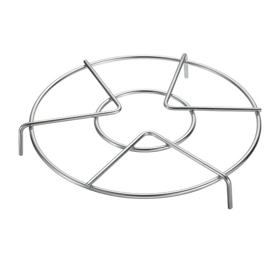 Uxcell Steam Rack 7.1" Dia Metal Trivets for Cooker, Silver Tone (1.2" Tall)