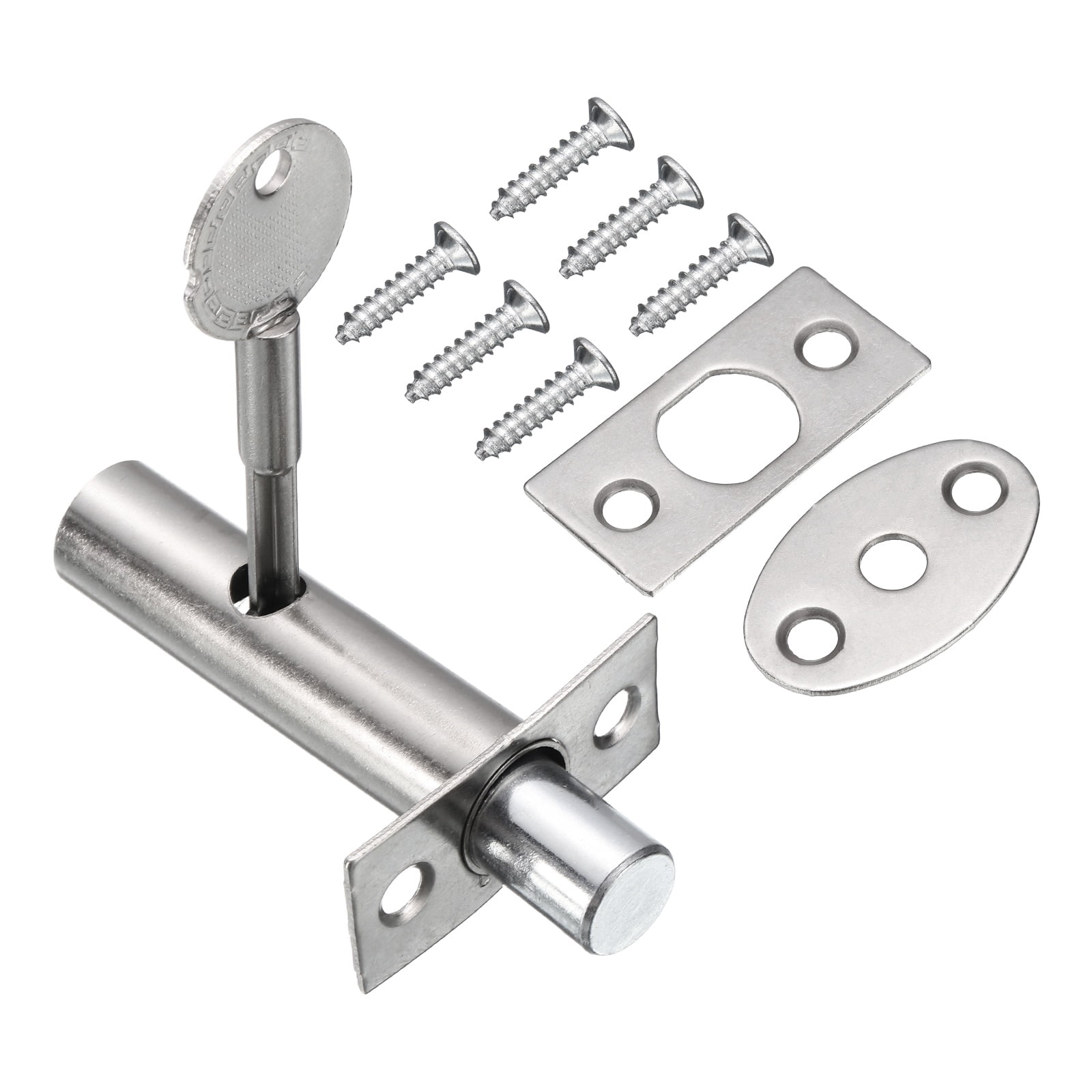 Hidden Key Locks Uxcell Steel Cylinder Core Hidden Mortise Lock Hidden Tube Well Key ...
