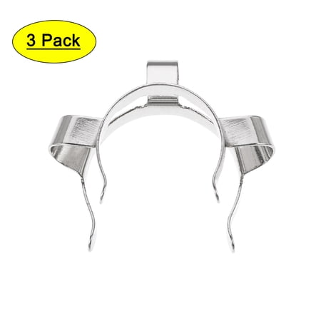 Uxcell Steel Joint Clip Lab Mounting Clamp for 19/22mm 19/26mm Glass Taper Joint 3 Pack