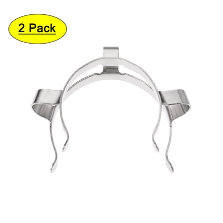Uxcell Steel Joint Clip Lab Mounting Clamp for 34mm Glass Taper Joint 2 Pack