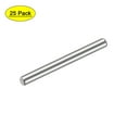thumbnail image 1 of Uxcell Steel Pins 304 Stainless Steel Dowel Pin Cylindrical Shelf Support Pin Silver 3 x 35mm 25pcs, 1 of 5