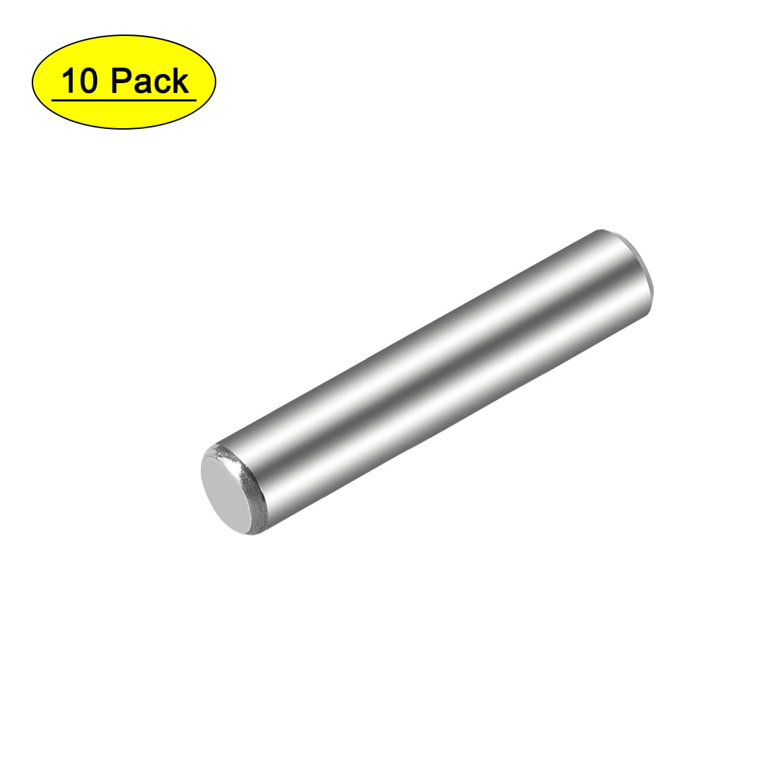 Uxcell Steel Pins 304 stainless steel Cylindrical Shelf Support Pin Silver  2mm x 25mm 10Pcs 