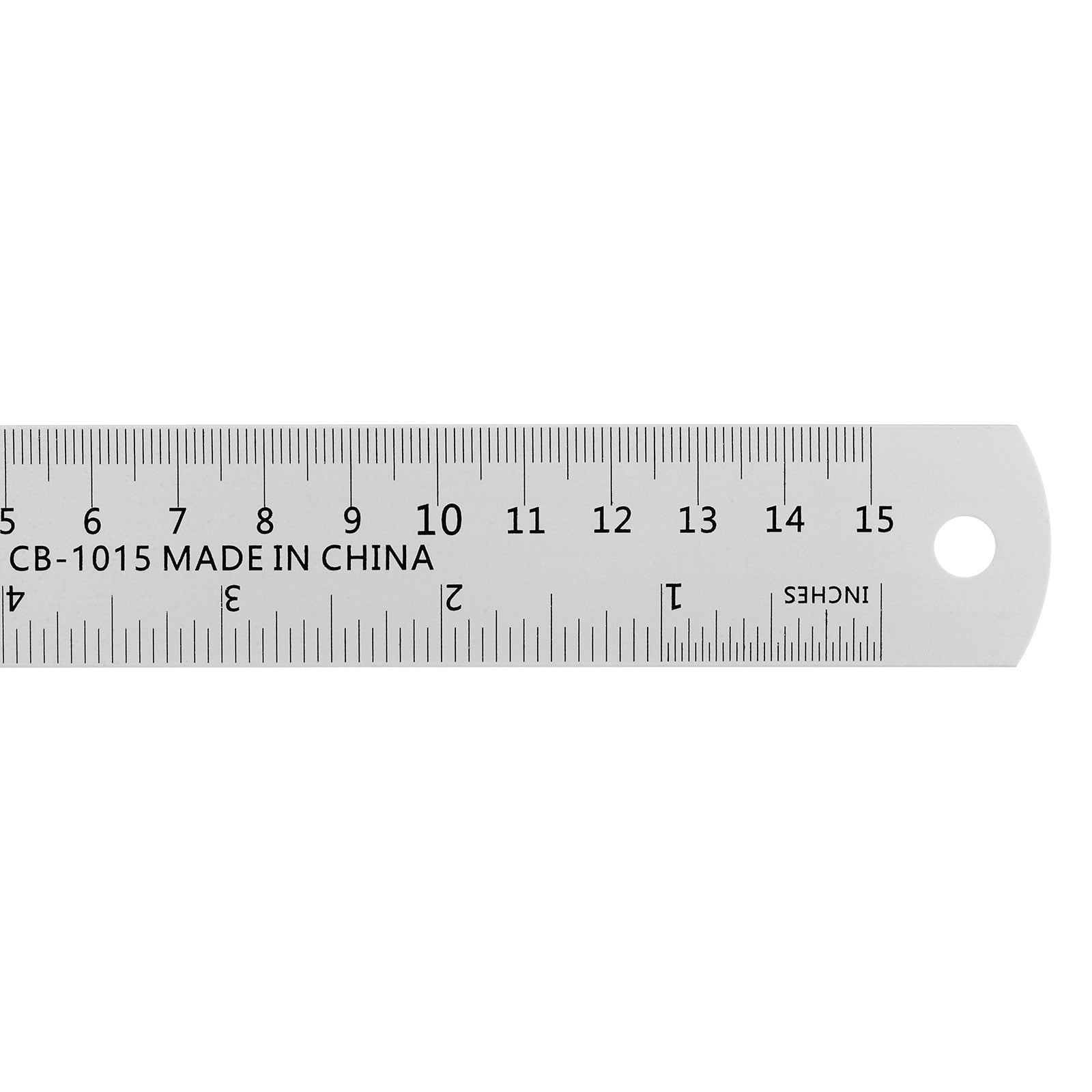 Uxcell Steel Ruler 15cm 6 Inch Aluminum with Conversion Table, 12 ...