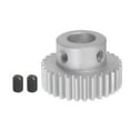 thumbnail image 1 of Uxcell Step Spur Gear 10mm Inner Hole Pinion Gear 30T Mod 1 Aluminum Alloy Motor Gear, 1 of 5