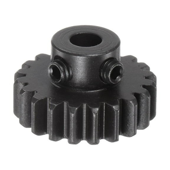 Uxcell Step Spur Pinion Gear 5mm Inner Aperture 20T 1 Module Cast Iron Motor Gear