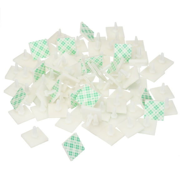 Uxcell Sticky PCB Spacer, 80 Pcs Adhesive Standoffs 0.19" Supporting Height Adhesive Insulated Standoffs, White