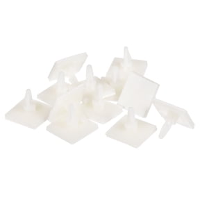 Uxcell Sticky PCB Spacer Adhesive Standoffs Plastic Column 6.3mm Support Height for Circuit Board Fixed, Pack of 12