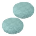 thumbnail image 1 of Uxcell Stool Covers Round, Elastic Bar Stool Covers Washable Stool Cushion Slipcover Stretchy Bar Chair Seat Cover Light Blue 11"-14", 1 of 7