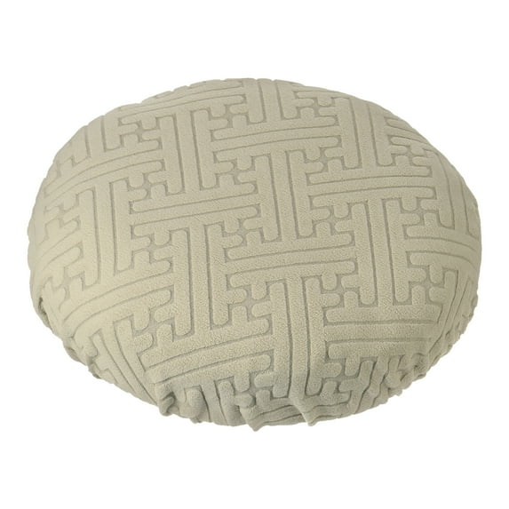 Uxcell Stool Covers Round, Elastic Bar Stool Covers Washable Stool Cushion Slipcover Stretchy Bar Chair Seat Cover for Chairs Brown 14"-18"