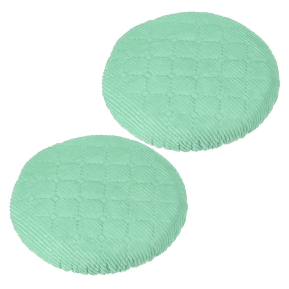 Uxcell 2Pcs Bar Stool Covers, Elastic Bar Stool Seat Covers for 10"-13" Chair, Green