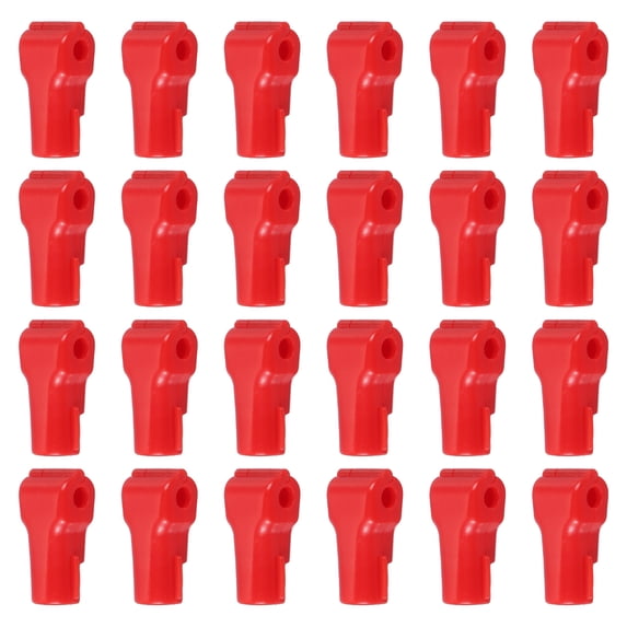 Uxcell Stop Peg Lock, Pegboard Hooks Anti Theft Lock for Mobile Accessories Shop Red 6 mm