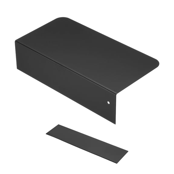 Uxcell Stove Gap Covers, 8 x 4 Inch Metal Kitchen Refrigerator Gap Partition - Magnetic Adjustable Gap Extension Board Gap Cover Between Countertop and Walls, Black