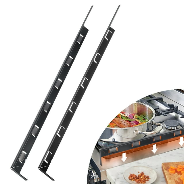 Uxcell Stove Gap Covers, Kitchen Stove Gap Filler, Aluminum Oven Gap