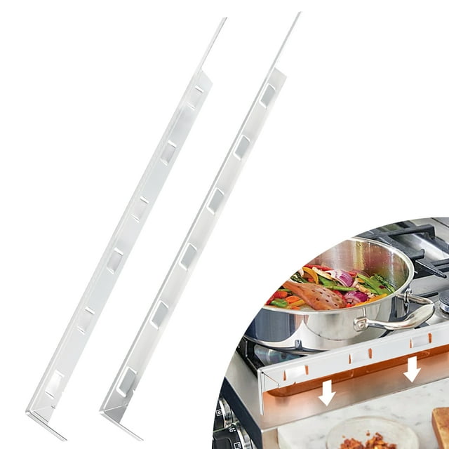 Uxcell Stove Gap Covers, Kitchen Stove Gap Filler, Aluminum Oven Gap