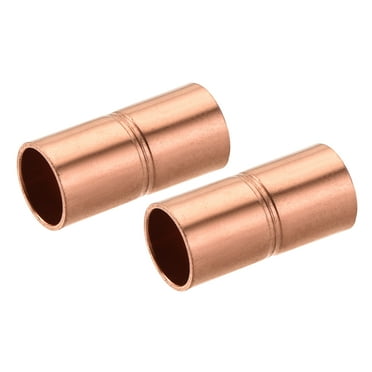 Uxcell Straight Coupling Fittings Welding Joint for HVAC Air Conditioner 1/4 Inch