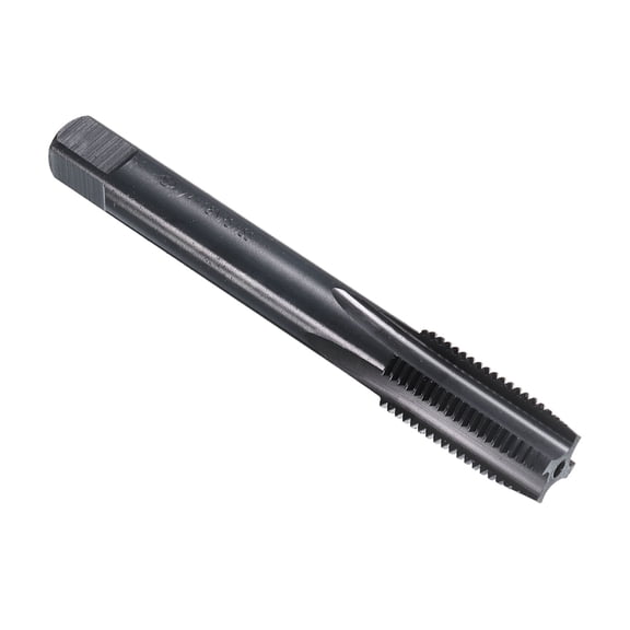 Uxcell Straight Flute Thread Tap, 1/4-18 NPS AS Nitriding Blackening Screw Threading Tapping Tool Machine Taps