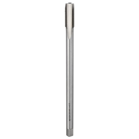 Uxcell Straight Flute Thread Tap M10 x 1 x 150 Extra Long Screw Tapping M2 Metric Right Hand Thread Taps Polished Finish Screw Thread Milling Machine Taps Threading Tapping