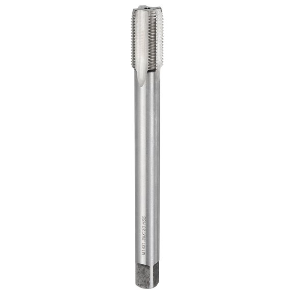 Uxcell Straight Flute Thread Tap M14 x 1.25 x 130 Extra Long Screw Tapping M2 Metric Right Hand Thread Taps Polished Finish Screw Thread Milling Machine Taps Threading Tapping