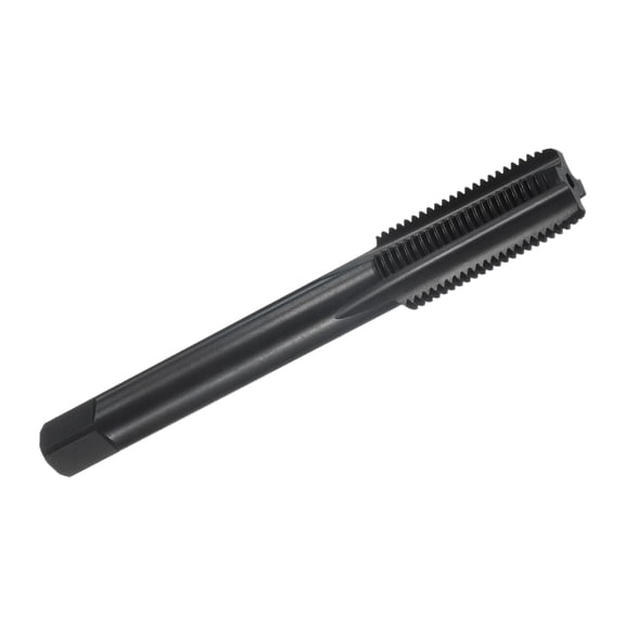 Uxcell Straight Flute Thread Tap, M8 x 1 Metric Black Nitride Coated Screw Threading Tapping Tool Machine Taps