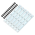 thumbnail image 1 of Uxcell Straight Line Connector, 6 Pack 7.1inch Inside Joint Brackets with M6 Screws for 4040 Series T Slot 8mm (Silver), 1 of 6