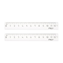 8 inches Plastic Ruler Straight Ruler Plastic Measuring Tool