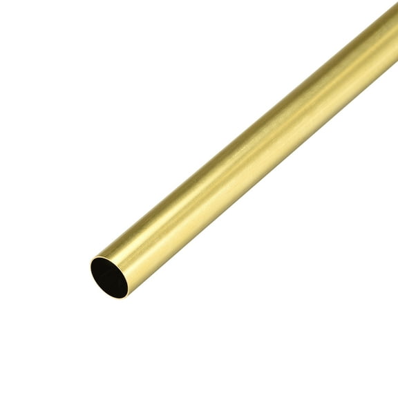 Uxcell Straight Round Brass Tube Seamless Pipe Tubing Copper 0.51x0.02 in