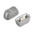 thumbnail image 1 of Uxcell Straight Slide Potentiometer Flat Push Knob Insert Shaft 4x1.8mm White Grey 10pack, 1 of 5