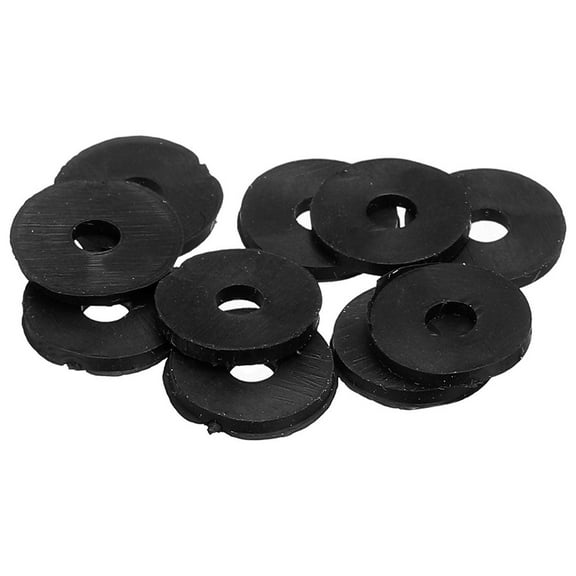 Uxcell Strap Blocks Rubber Strap Block Black, for Guitar Strap Button, Pack of 8