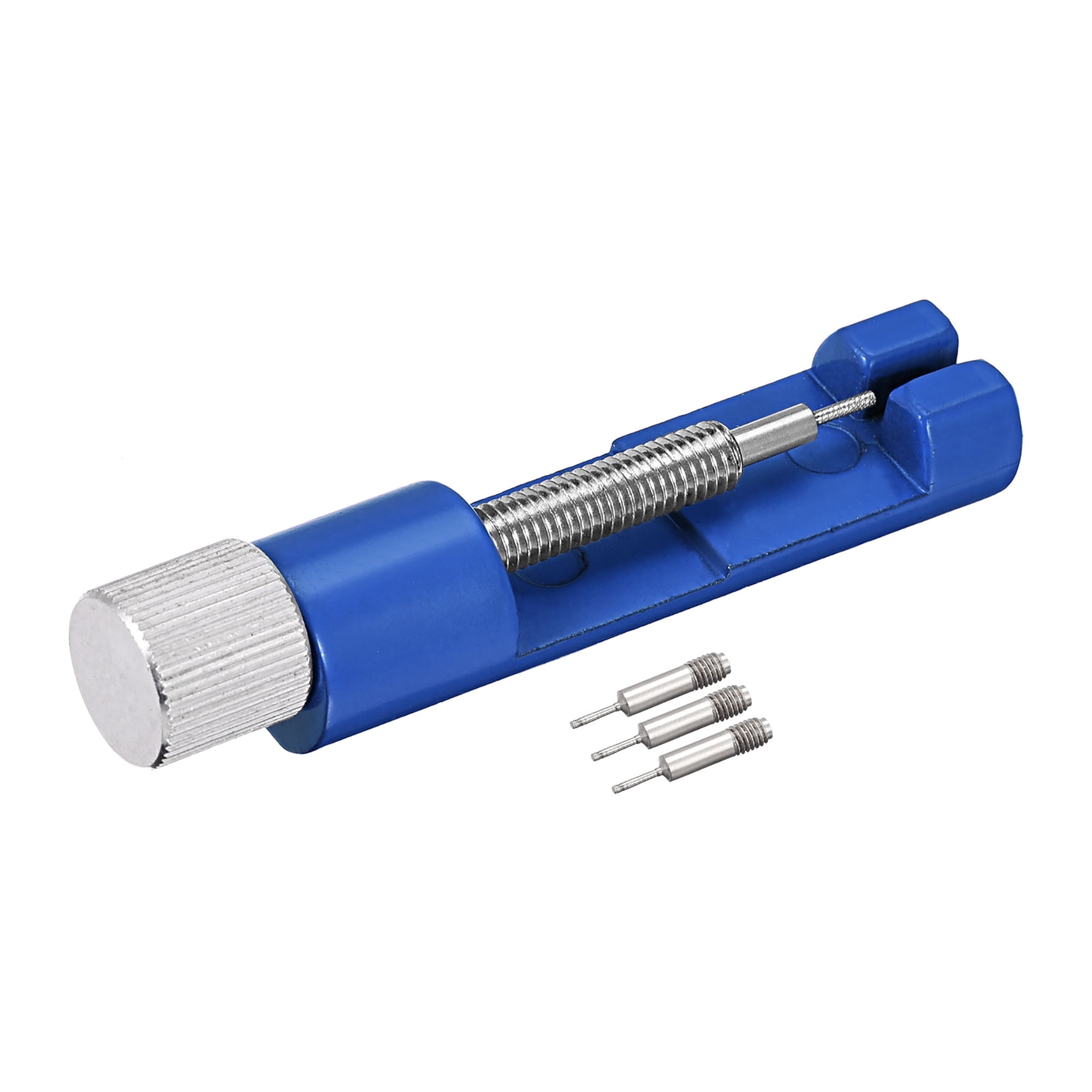 Uxcell Strap Link Pin Remover Tool with 3 Spare Pins, 25mm Adjustable ...