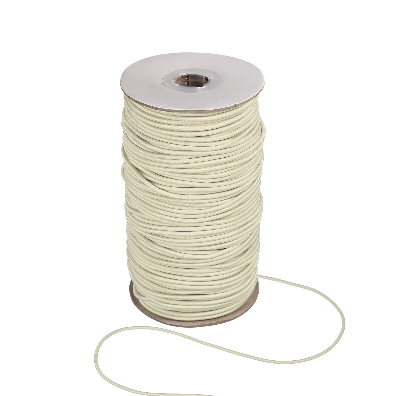 Uxcell Stretchy String for Bracelets, Elastic Crystal Thread Stretch Elastic Beading Cord 2.5mm & Beige-Fitting For(Bracelets/Sewing/Beading/Necklace/Jewelry Making/Crafts DIY)