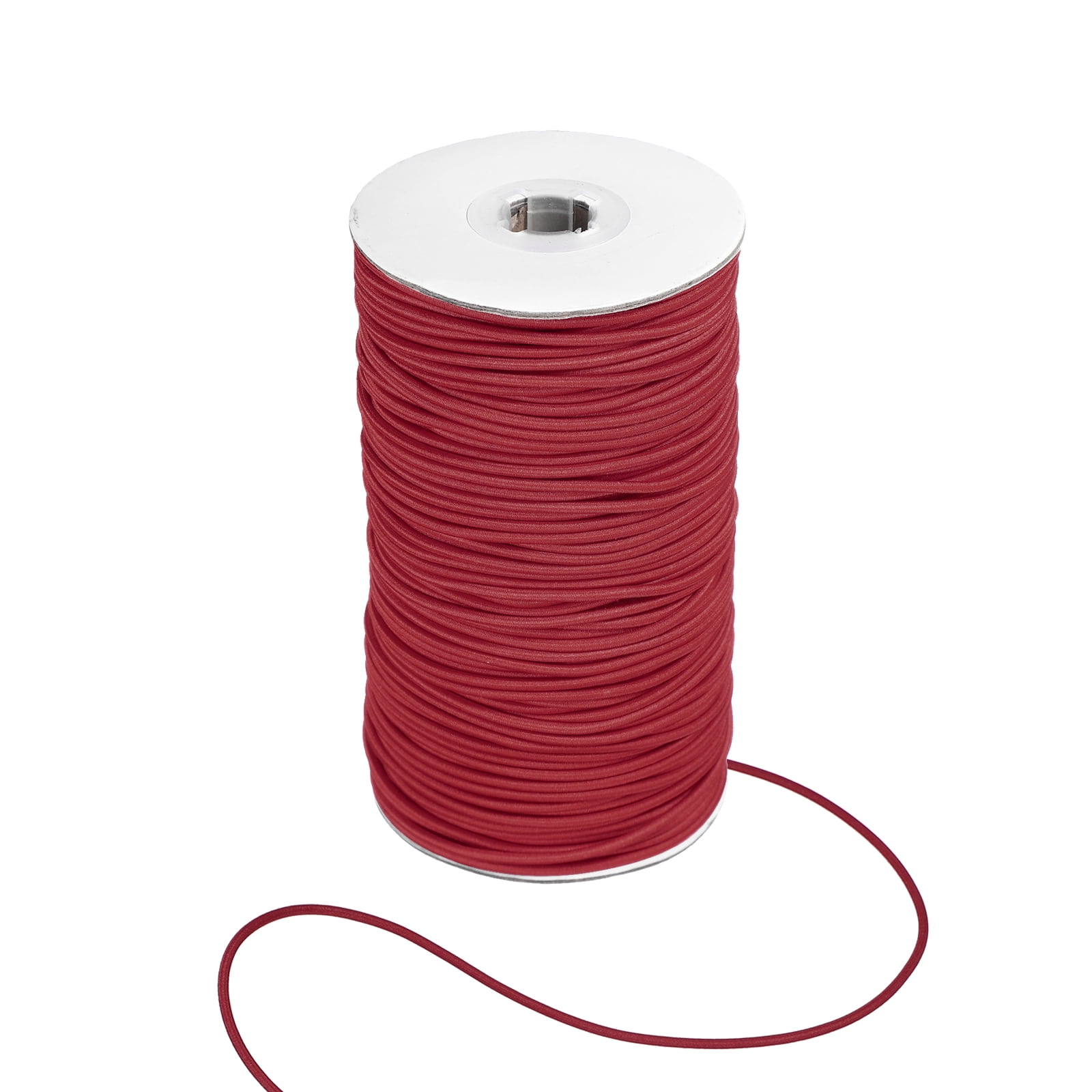 Uxcell Stretchy String for Bracelets, Elastic Crystal Thread Stretch Elastic Beading Cord 2.5mm & Burgundy-Fitting For(Bracelets/Sewing/Beading/Necklace/Jewelry Making/Crafts DIY)