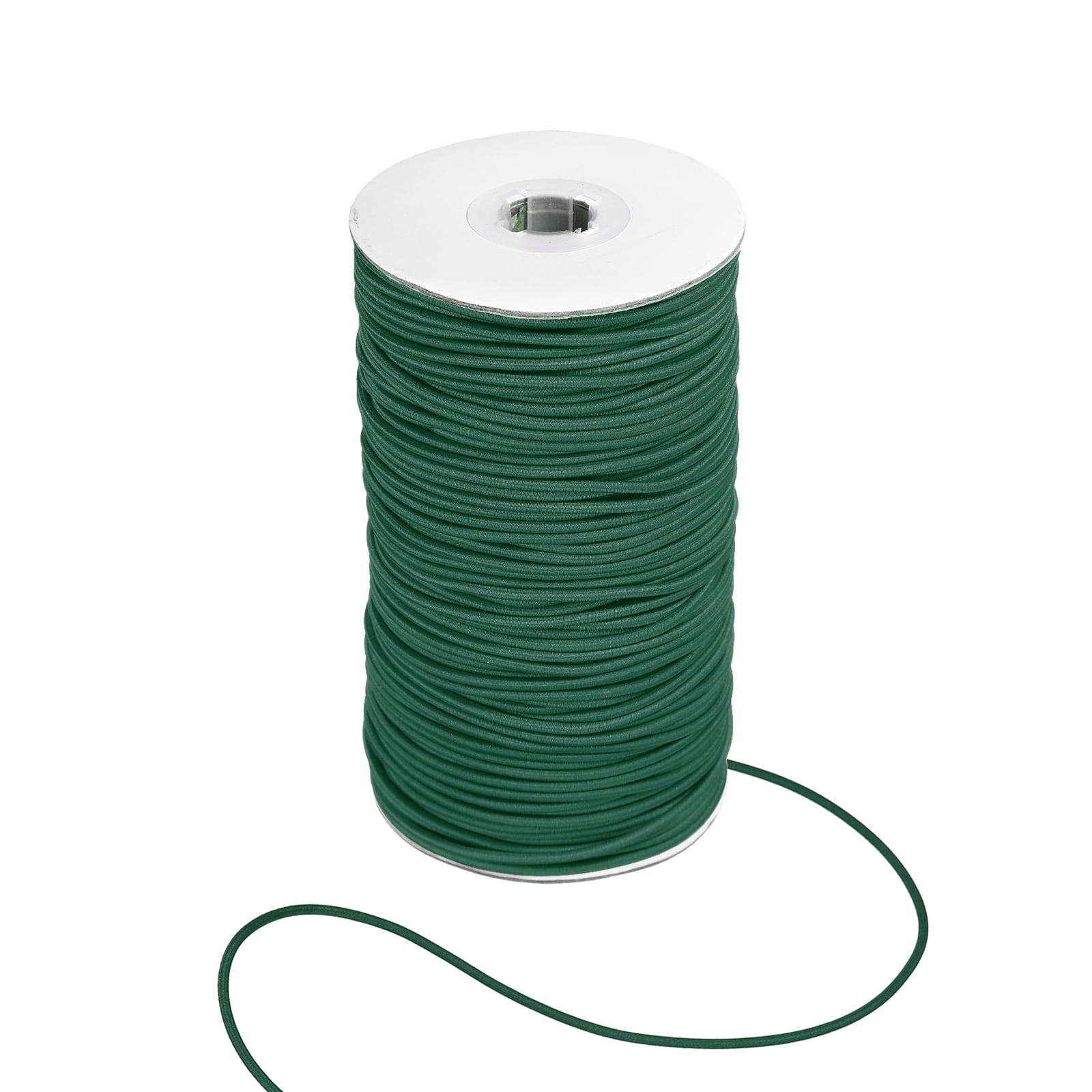 Uxcell Stretchy String for Bracelets, Elastic Crystal Thread Stretch Elastic Beading Cord 2.5mm & Dark Green-Fitting For(Bracelets/Sewing/Beading/Necklace/Jewelry Making/Crafts DIY)
