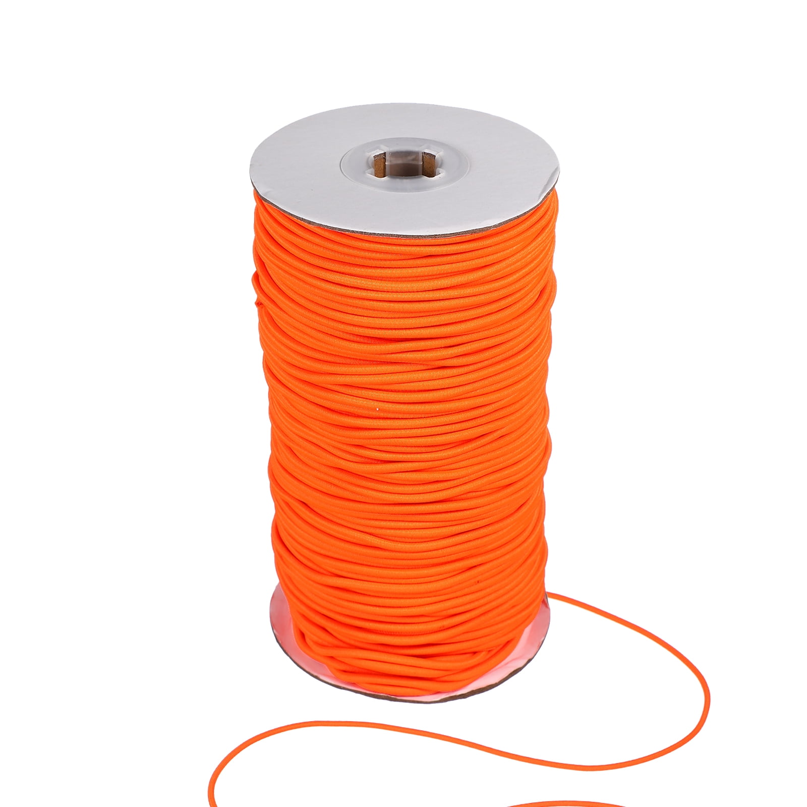Uxcell Stretchy String for Bracelets, Elastic Crystal Thread Stretch Elastic Beading Cord 2.5mm & Fluorescent Orange-Fit For(Bracelets/Sewing/Beading/Necklace/Jewelry Making/Crafts DIY)