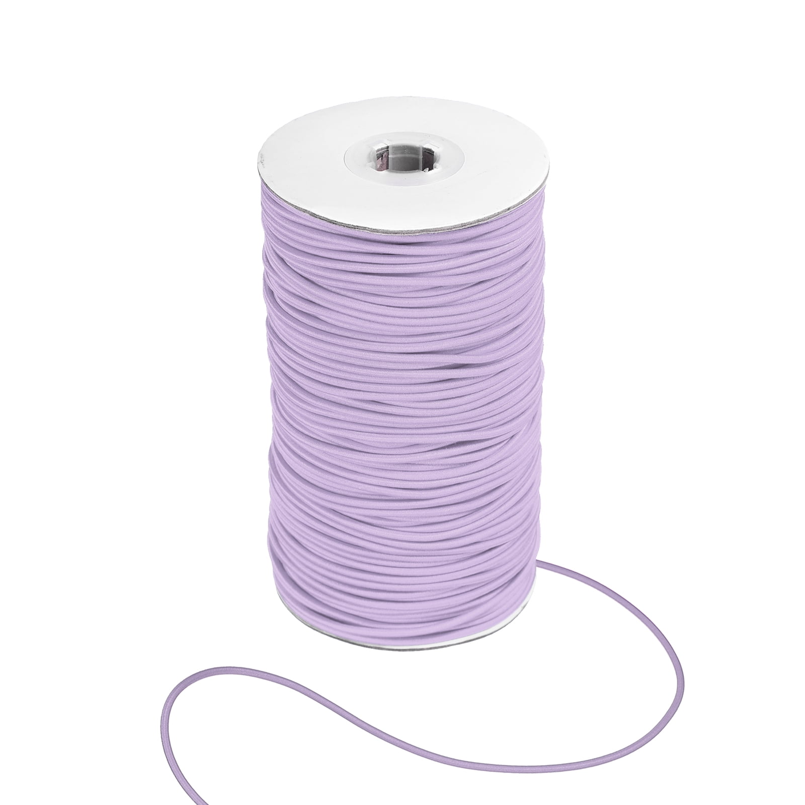 Uxcell Stretchy String for Bracelets, Elastic Crystal Thread Stretch Elastic Beading Cord 2.5mm & Light Purple-Fitting For(Bracelets/Sewing/Beading/Necklace/Jewelry Making/Crafts DIY)