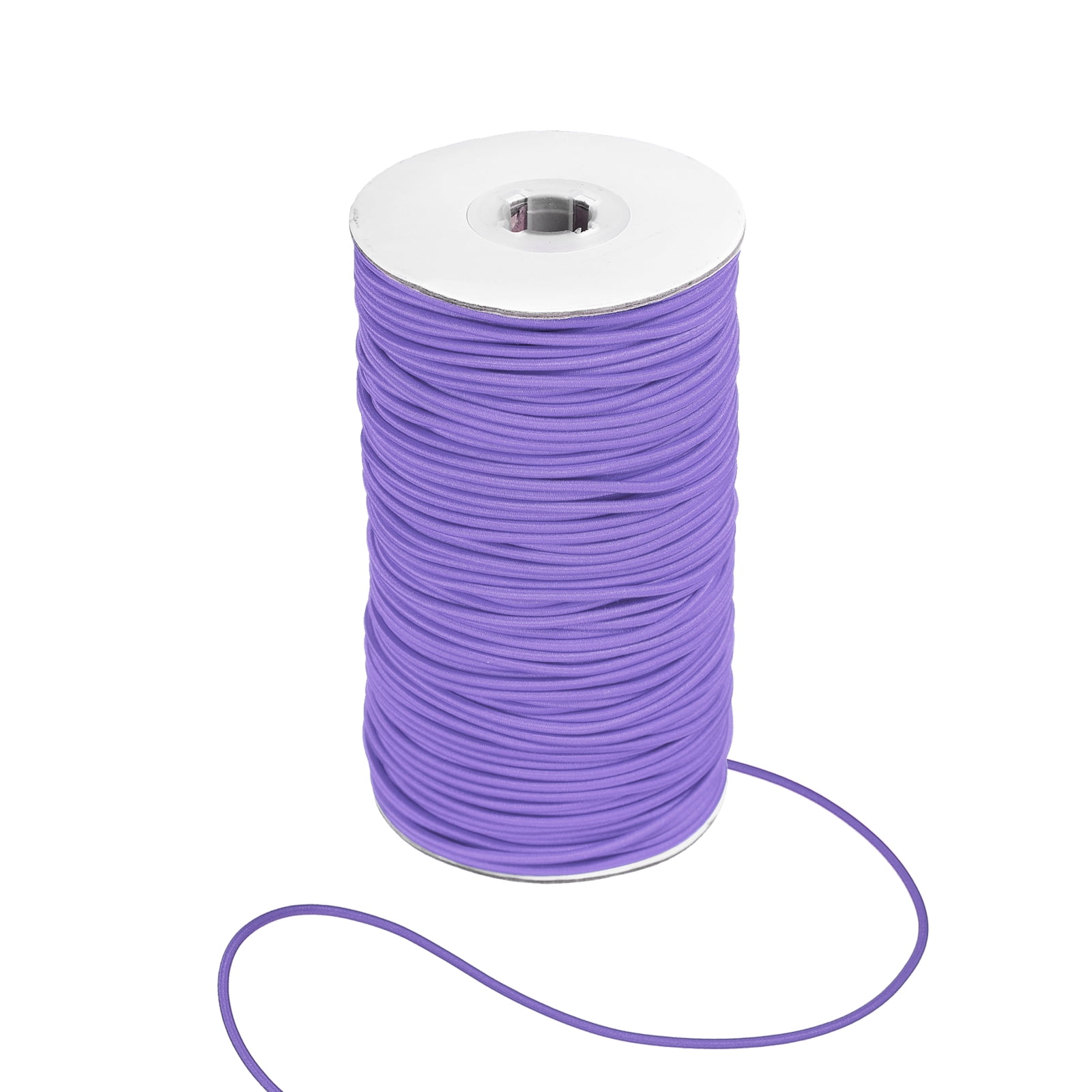 Uxcell Stretchy String for Bracelets, Elastic Crystal Thread Stretch Elastic Beading Cord 2.5mm & Purple-Fitting For(Bracelets/Sewing/Beading/Necklace/Jewelry Making/Crafts DIY)