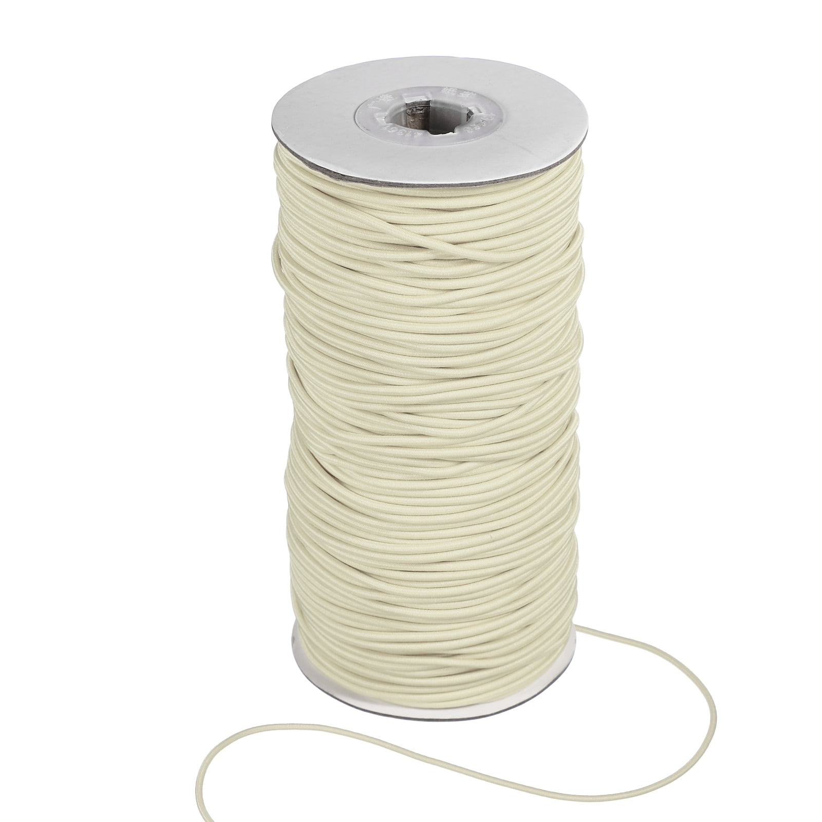 Uxcell Stretchy String for Bracelets, Elastic Crystal Thread Stretch Elastic Beading Cord 2mm & Beige-Fitting For(Bracelets/Sewing/Beading/Necklace/Jewelry Making/Crafts DIY)