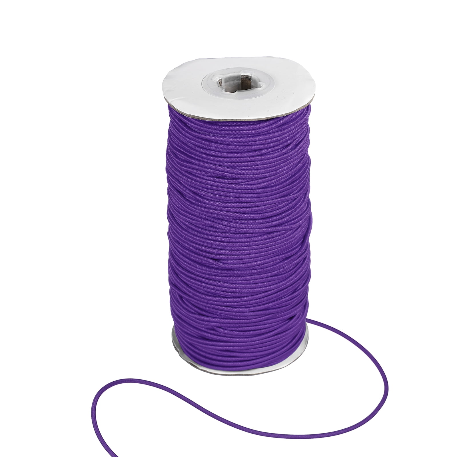 Uxcell Stretchy String for Bracelets, Elastic Crystal Thread Stretch Elastic Beading Cord 2mm & Dark Purple-Fitting For(Bracelets/Sewing/Beading/Necklace/Jewelry Making/Crafts DIY)