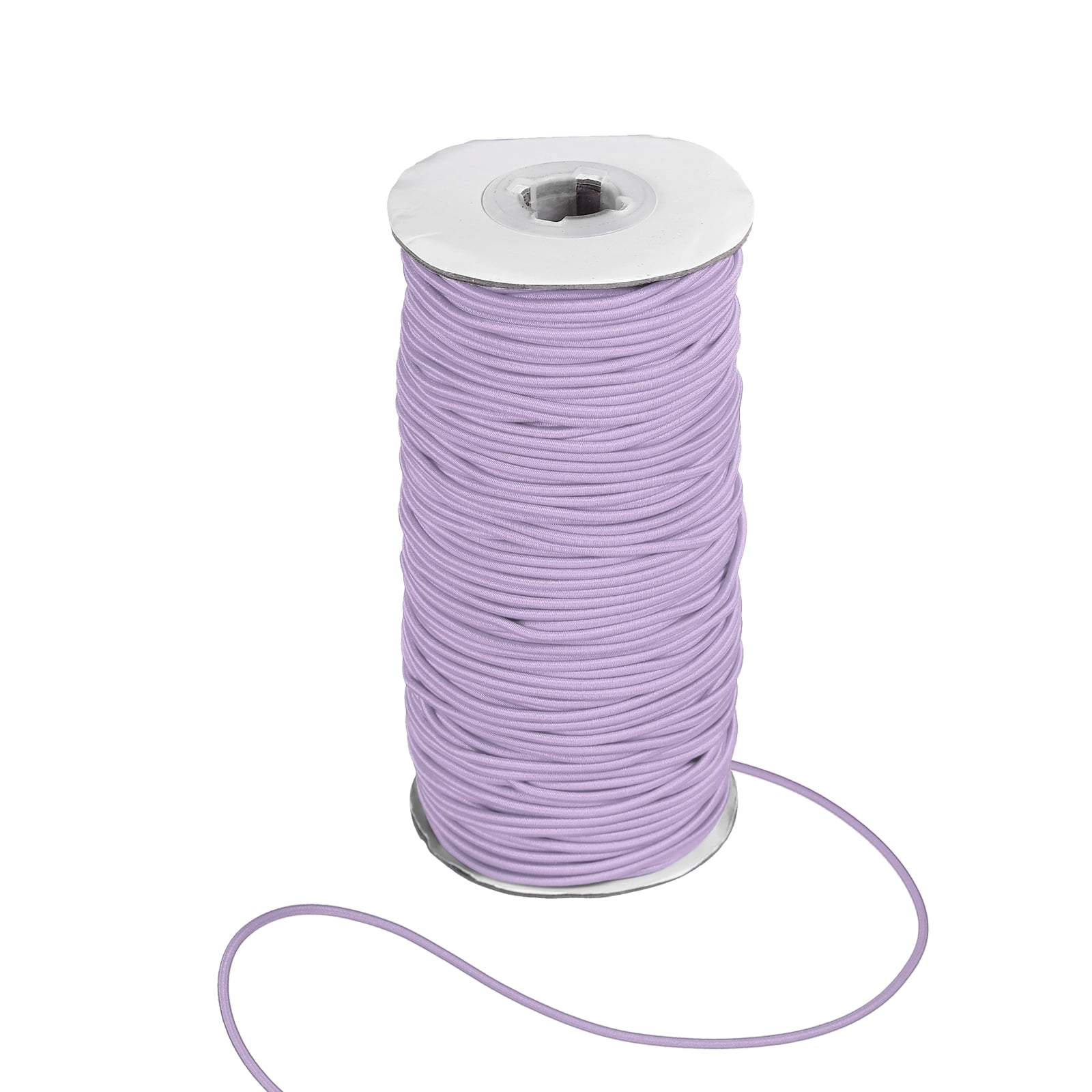 Uxcell Stretchy String for Bracelets, Elastic Crystal Thread Stretch Elastic Beading Cord 2mm & Light Purple-Fitting For(Bracelets/Sewing/Beading/Necklace/Jewelry Making/Crafts DIY)