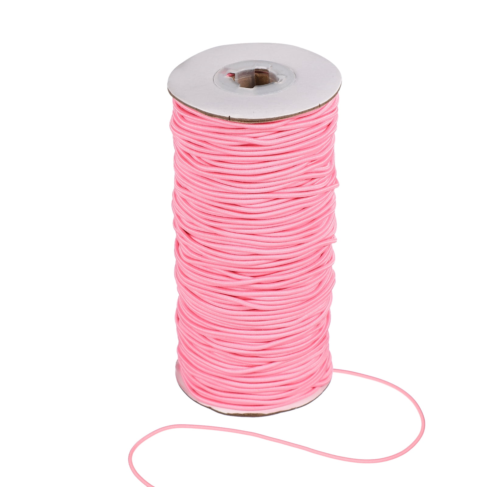 Uxcell Stretchy String for Bracelets, Elastic Crystal Thread Stretch Elastic Beading Cord 2mm & Peach Pink-Fitting For(Bracelets/Sewing/Beading/Necklace/Jewelry Making/Crafts DIY)