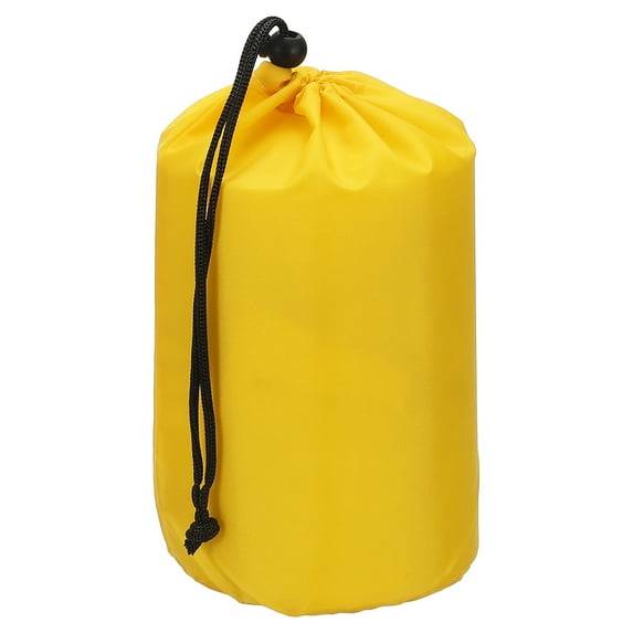 Uxcell Stuff Sack Waterproof Outdoor Storage Sack Drawstring Bag for Camping Hiking Backpacking Yellow 5 x 10 Inch