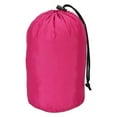 thumbnail image 1 of Uxcell Stuff Sack, 5x10 Inch Waterproof Outdoor Sack Drawstring Dust Flap Bag for Camping, Rose Red, 1 of 7