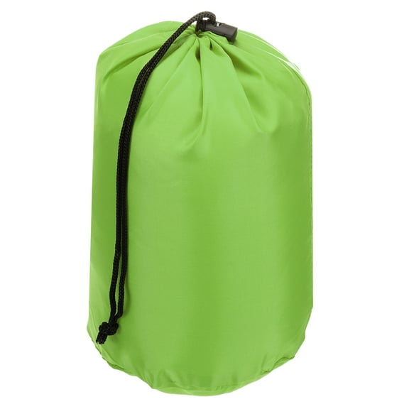 Uxcell Stuff Sack, 9 x 16 Inch Waterproof Outdoor Storage Sack Portable Drawstring Dust Flap Bag Lightweight Sleeping Bag Green