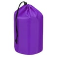 thumbnail image 1 of Uxcell Stuff Sack Waterproof Outdoor Storage Sack Drawstring Bag for Camping Hiking Backpacking Purple 9 x 16 Inch, 1 of 7