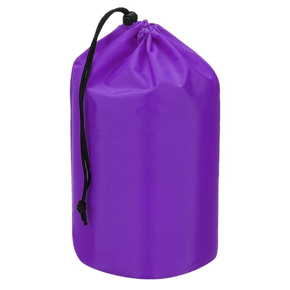 Uxcell Stuff Sack Waterproof Outdoor Storage Sack Drawstring Bag for Camping Hiking Backpacking Purple 9 x 16 Inch